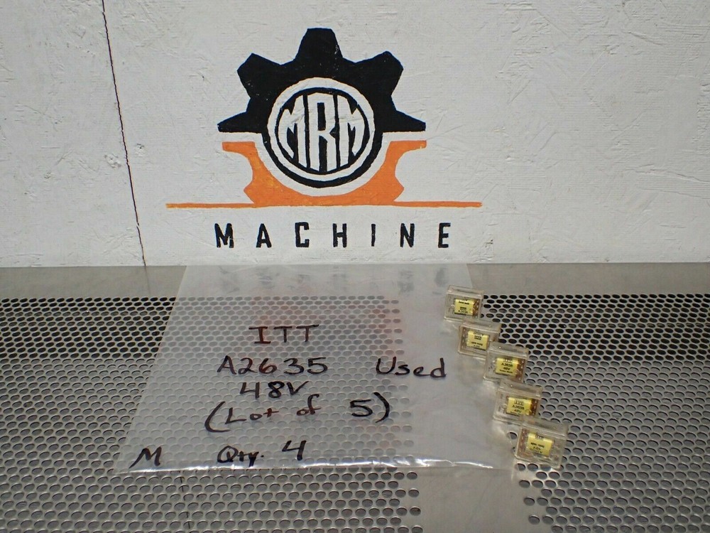 ITT A2635 48V Relays Used With Warranty (Lot of 5) See All Pictures