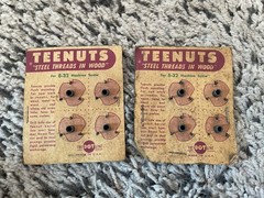 Teenuts – Steel Threads In Wood, Various Sizes, See Description And Pictures