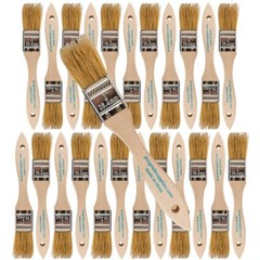 24 Pack – 1″ Chip Brushes for Paints, Stains, Varnishes, Glues & Gesso