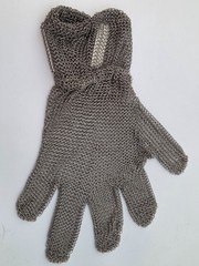 Whizard Mesh Stainless Steel Glove Adult Small 2″ Cuff Cut Protection Butcher