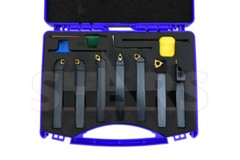 SHARS 7PCS 1/2″ INDEXABLE TURNING THREADING LATHE TOOL + INSERT + Certificate S]