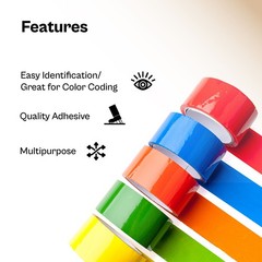 36 Rolls Green Color Packing Tape 2″ x 110 Yards General Purpose Tape, 2 Mil