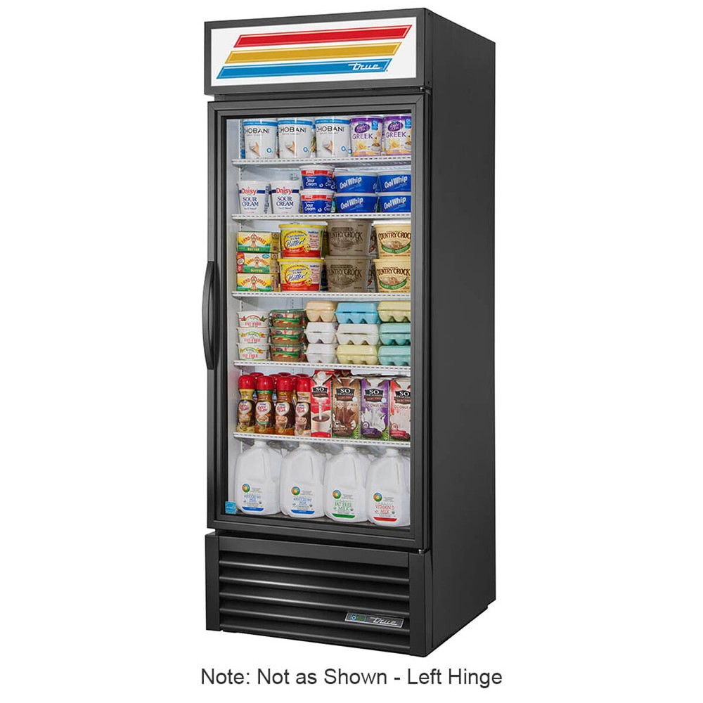 True GDM-26-HC~TSL01 30″ One Section Low-E Thermal Glass Swing Door Refrigera…
