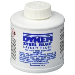 Blue Layout Fluid for Metalworking 4oz