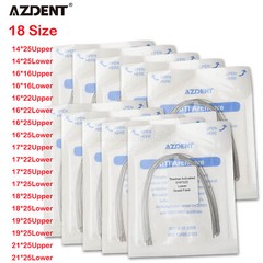 5 X Orthodontic Dental Arch wires Thermal Activated Niti Rectangular All Sizes