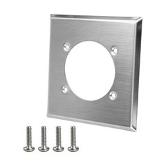 Single Hole 2 Gang Receptacle Wall Plate Ø2.48″ Fits for HBL9450A 14-50R Hubbell