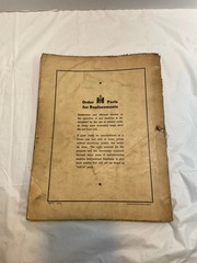 Vintage SH-1 McCormick Corn Shellers Parts Catalog Book International Harvester