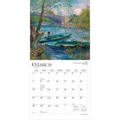 Impressionists | 2027 12×24″ (Hanging) Monthly Wall Calendar | Plastic-Free