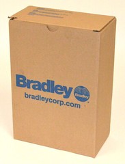 Bradley 4781-110000 Napkin Disposal Unit, Surface Mount, Hinged Cover *New*