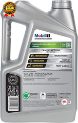 1 Advanced Fuel Economy Full Synthetic Motor Oil 0W-20 5 Quart