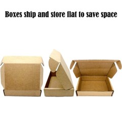 6x4x2 inch brown shipping box for packaging mailing gifts 10/20 pcs