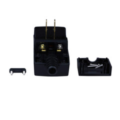 GFCI Plug Replacement 2 Prong Electrical Cord End Male GFI Waterproof Circuit