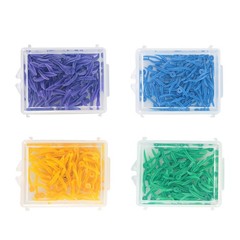 400x Disposable Dental Plastic Wedge With Hole All 4 Sizes Wave Shape Wedge BEA