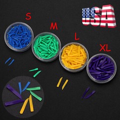 100-2000Pcs Dental Plastic Wedges Tooth Gap Diastema Wedge 4 Colors S/M/L/XL USA
