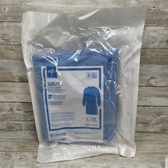 Medline SIRUS Surgical Gown Level 4 Size LARGE Poly-Reinforced DYNJP2601 CASE-32