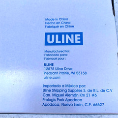 Uline 500 Polyethylene Gloves Clear 1 Mil S-7895 Single Use Ambidextrous New Box