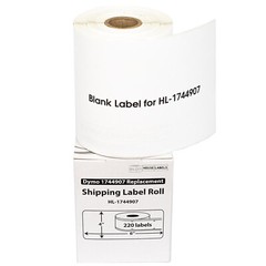 DYMO LW 1744907 COLOR 4XL 4×6 – 5 Rolls – 1 each: BLUE GREEN WHITE RED ORANGE