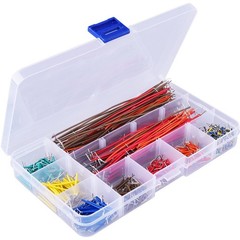 24 AWG Preformed Jumper Wires – 560 Pieces with Free Storage Box Included