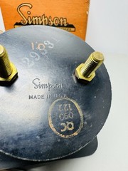 SIMPSON Panel AC AMP METER 0-400 AC Amperes Alternating Current F.S.-400/5ACA #2
