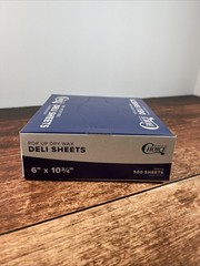 500 Count Pre-Cut Pop Up Dry Wax Deli Sheets ~ Standard Weight ~ 6” X 10.75”