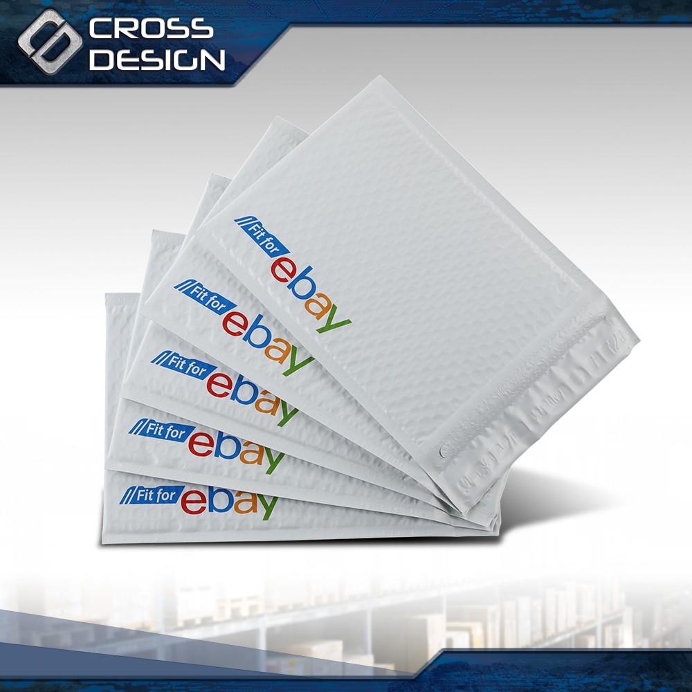 100 /200 /300 /400 Padded Bubble Mailer Envelope With Color Logo 6.5” x 9.25”