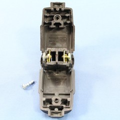 10 Leviton Brown Straight Blade Polarized Connector Plugs NEMA 1-15 15A 125V 102