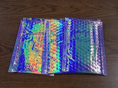 10-100 4×8 Lavender Metallic BUBBLE Mailers #000 Shipping Protective 10 25 50