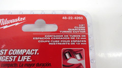 Milwaukee 48-22-4260 1/2″ Close Quarters Tubing Cutter W/Chrome Rollers