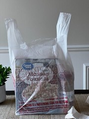 T-Shirt Carry-Out Bags Thank You Gracias Bags 11.5″ x 6.5″ x 22″ (1,000 ct.)