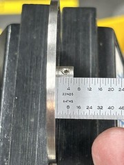 QTY 1 UNKNOWN MAKE .093” FACE STEEL GEAR BLANK 3/16” BORE +SET SCREW 2” DIAMETER