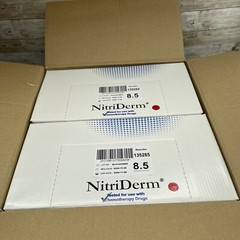 NitriDerm Nitrile Surgical Gloves Sterile 1 Case 200 Pair, Size: 8.5 Exp: 11/25