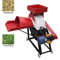 Integrated Machine for Grass Cutting&Kneading Silk&Crush w/2,16,30mm Screen 220V