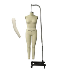 Size 16 Linen Full Body Pro Female Dress Form Mannequin with Arm & Padding Kit