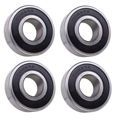 (4 Each) 6203-2RS, 6203LLU, 203PP Sealed Radial Ball Bearing 17X40X12 SpinCo