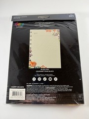 Happy Planner Classic Filler Paper Lined Floral Notes Gray 100 Sheets