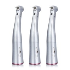 Dental 1:5 Increasing Fiber Optic LED Contra Angle Handpiece Fit Micro Motor