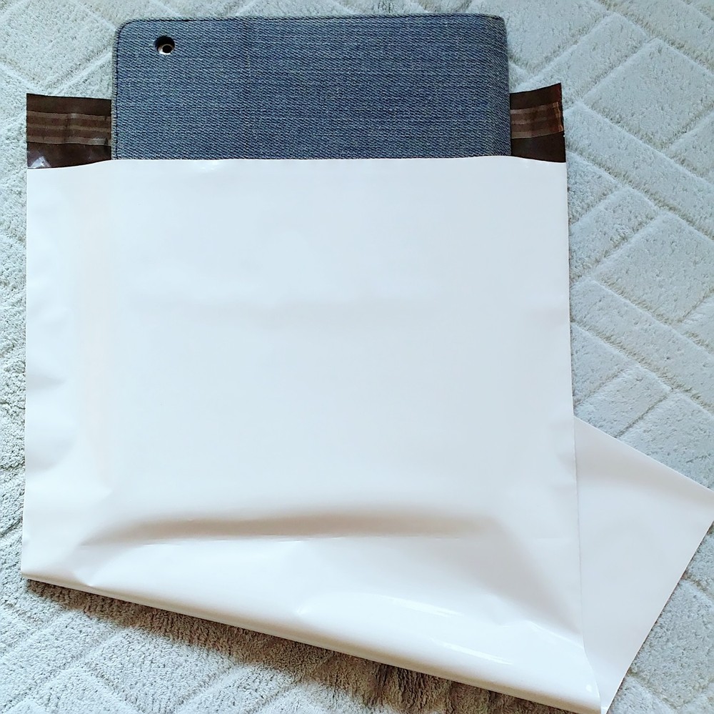 total 300pcs 100 each 6×9, 7.5×10.5, 10×13 white poly mailer bag *best quality*