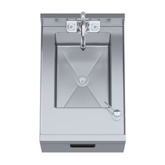 22 in. x 15 in. Underbar Hand Sink with Soap and Towel Dispenser