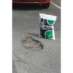 Sakrete US Cold Patch Permanent Pothole Repair, 50 lb Bag, Recycled Asphalt Mix