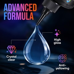 CRAFT RESIN 300g UV Resin Kit Hard Type Low Viscosity – Crystal Clear and No-…