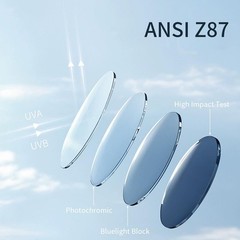 Transition Photochromic Safety Glasses For Men Women Wrap Around Safety glass…