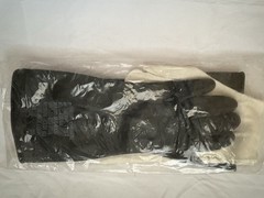 Chemical Protective Glove Set Black Medium
