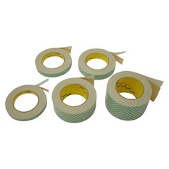3M Double-Sided Paper Tape [Rubber Adhesive] (410M): 1 in. x 36 yds. (Off-White)