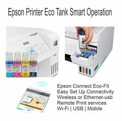 Epson Printer with DTF ink-Film-Powder Heat Transfer Print T-Shirt Marker Bundl;