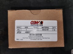 CGW Abrasives 49957 Abrasive Disc 5″ Dia.-80 GRIT, Box of 100