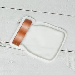 3x4in Color w/Print/Color/Color/w Print Glossy Flat Mylar Zip Lock Jar Shape Bag