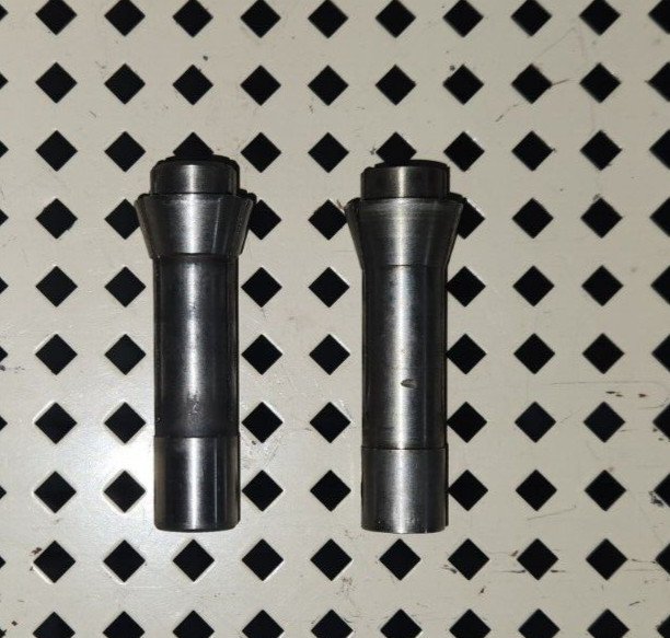 6-26 Lot of 2 Unmarked F-15 collets HEX & Rectangle