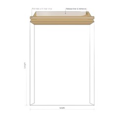 1000 – 7×9 White Rigid Stay Flats Self-Seal Cardboard Envelope Mailers 7″x9″