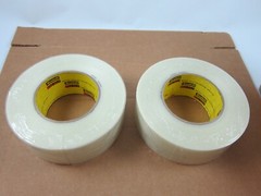 3M Scotch Industrial 7 mil Filament Tape 8919MSR CLEAR 48 mm x 55 m Qty 2 Rolls