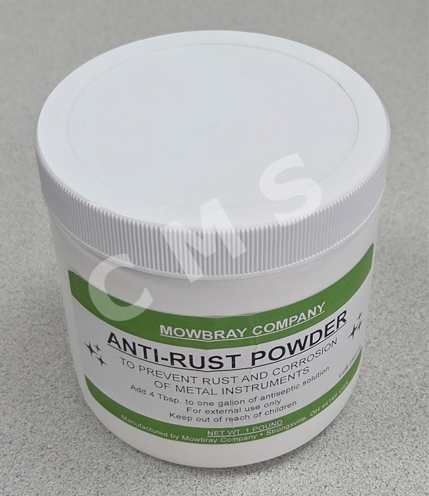 Mowbray Metal Stainless Steel Instruments Anti-Rust Powder 1Lb Gordon Labs USA